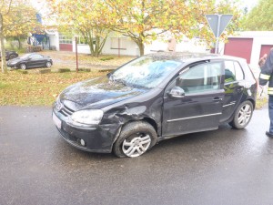 Unfallfahrzeug bei Unfall in Rüssingen