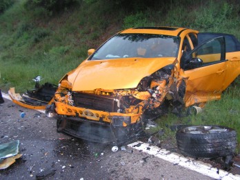 Unfall Ortsausgang Göllheim